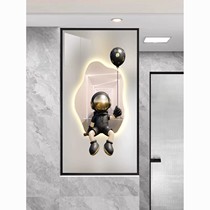 Light luxury screen partition living room art tempered glass entrance decoration washbasin bathroom half wall blocking