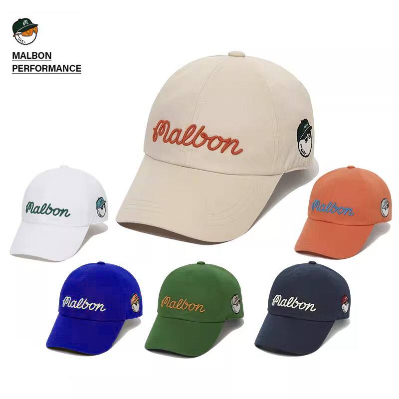 Malbon golf cap: korean style casualmen sun protection hat  display picture 3