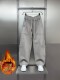 2025 Winter Fleece-Lined Men's Multi-Pocket Cargo Sweatpants Loose Drawstring Wide-Leg Pants Casual Pants Trendy Plus-Size Long Pants