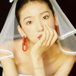 베일 머리 장식 Super Xiansen 한국 간단한 짧은 스타일 Y 신부 결혼 등록 제안 및 결혼 증명서 작은 베일 여행 사진