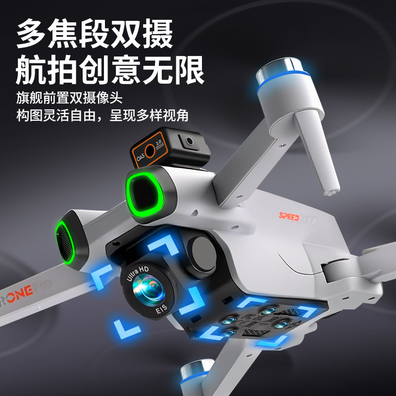2025 New Model with Built-In Screen, Lcd Remote Control, Obstacle Avoidance, Brushless Professional Aerial Photography, High-Definition Drone, Children's Toy for Boys