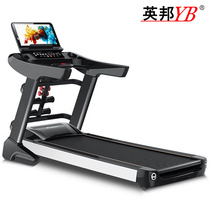 Hot selling foreign trade luxury large electric treadmill with large screen multi-function shock-absorbing touch screen