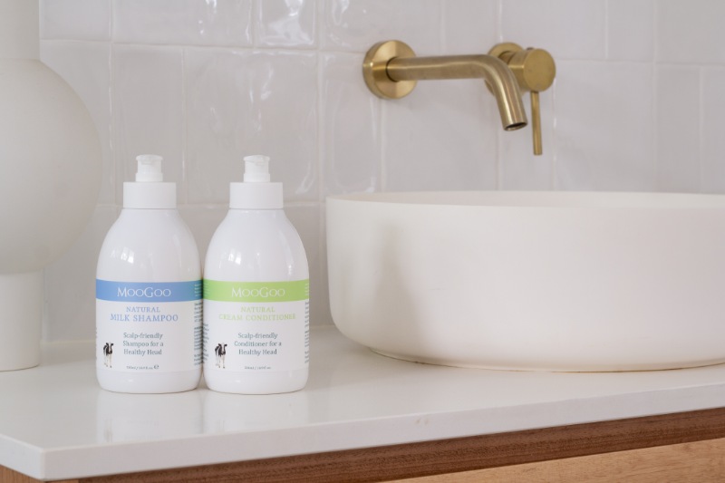 Australian MooGoto milk shampoo Shampoo Protective SILICONE OIL 500ml PREGNANCY BABY Available