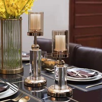 Nordic style light luxury candle holder ornaments romantic candlelight dinner props home dining table candle holder wedding decorations
