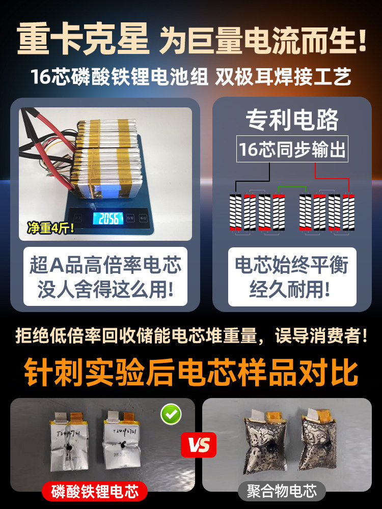 Maseron Truck-Specific Jump Starter 12V24V Car Emergency Starting Power Supply Emergency Battery Jump Starter