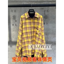 New style plaid shirts for men and women