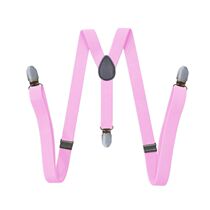 Source Adult three-clip suspenders universal black suspenders suspenders with good clip clothing mens adjustable solid color