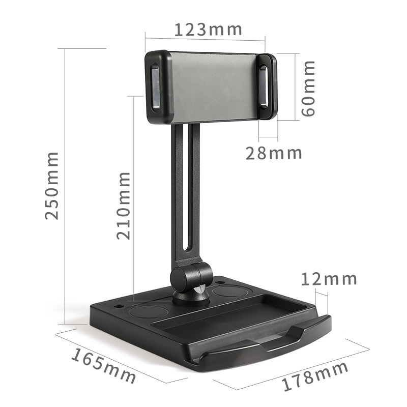 Tablet stand desktop mobile computer bracket general lifting and adjustable scalable support frame T47