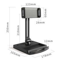 Tablet Bracket Desktop Mobile Phone Computer Support Universal Liftable Adjustable Telescopic Support Shelf T47