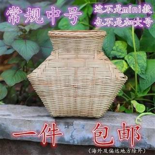 极速小竹篓鱼笼竹筐茶叶篓小鱼篓竹竹篓装鱼篓竹Y编 纯手工