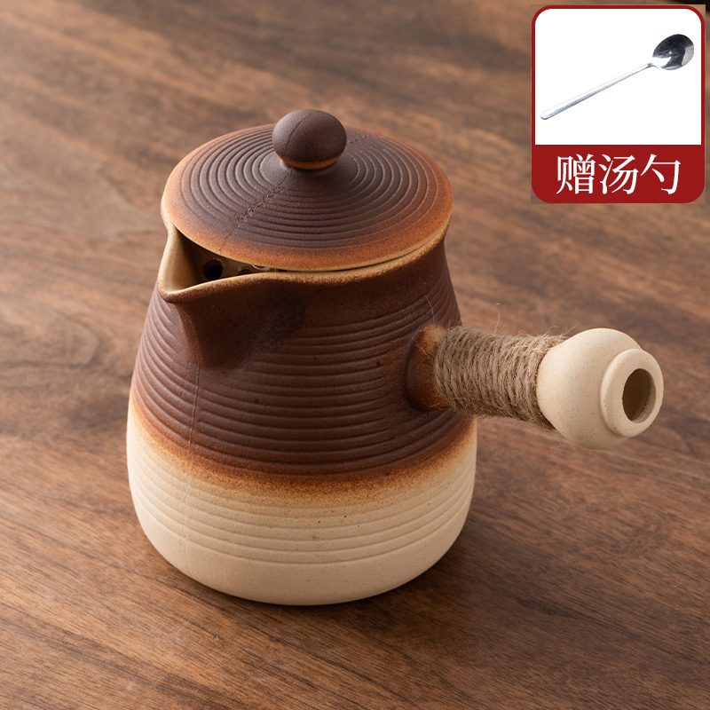 Yunnan Complete Set of Fireproof Pots with Lids for Wood-Fired Cooking, Electric Ceramic Stove for Tea Brewing, Milk Heating, Tea Roasting, and Tea Warming Set