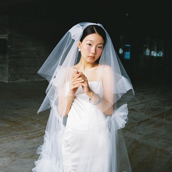 신부 베일 메인 결혼