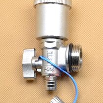 Manufacturer Dunyun valve radiator automatic exhaust valve bleed floor heating water distributor water drain valve three tail parts 1