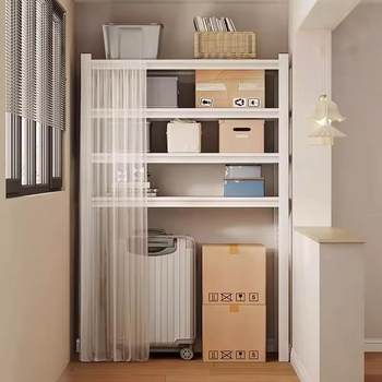 Balcony rack empty suitcase storage rack household shelf multi-layer floor-standing storage rack storage room rack