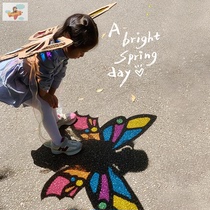 diy light and shadow butterfly wings material package childrens colored cellophane handmade transparent film colorful light-transmitting plastic sheet