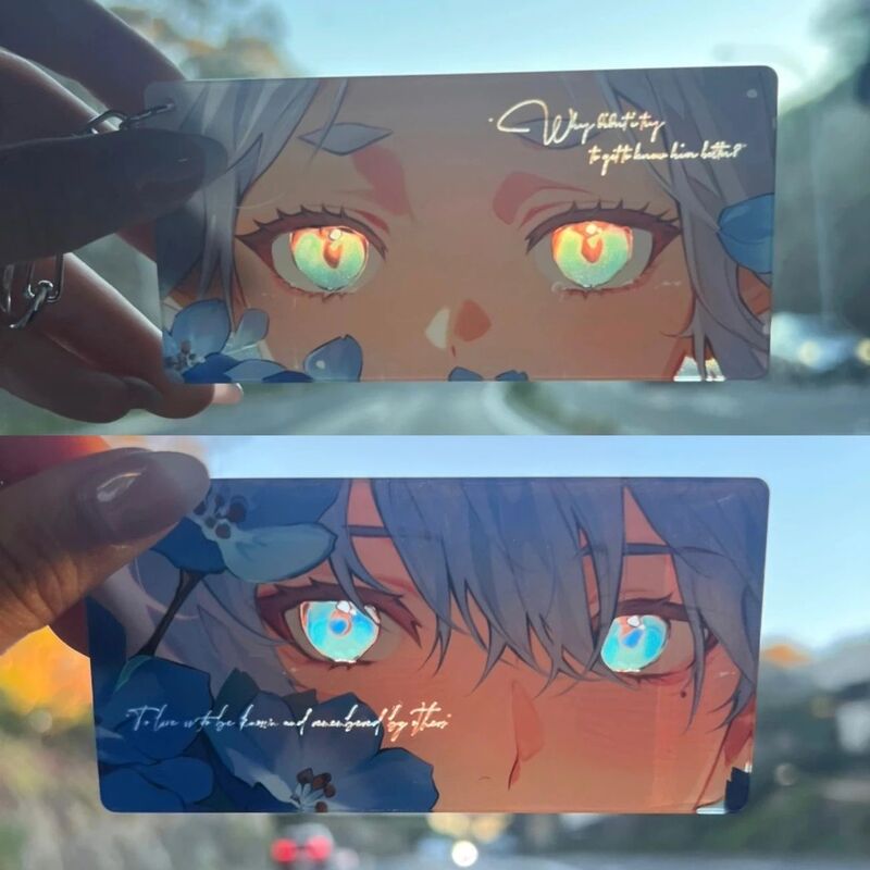 New Anime Merchandise: Frieren Acrylic Eyes Keychain, High-Quality Backpack Pendant, Gift for Best Friend