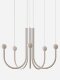 Designer Musical Note Lamp, Retro Modern Minimalist Art, Creative and Unique Cream Style Model Room Living Room Dining Room Chandelier