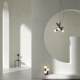 Simple Modern Staircase Long-Line Pendant Light Nordic Designer Bedside Lamp Creative Window Bar Glass Small Pendant Light
