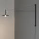 Nordic Living Room Background Wall Lamp Designer Minimalist Creative Corridor Bedroom Bedside Long Arm Rotating Wall Lamp
