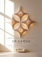 Pyramid Wall Lamp for Living Room and Dining Room, Designer Diamond-Shaped Geometric Decoration, Ambiance Indoor Background Wall Light