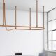 Italian Designer Modern Minimalist Creative Line-Shaped Dining Room Lighting Fixtures Dining Table Island Bar Counter Long Strip Pendant Light