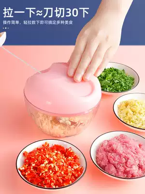 Garlic mashing artifact Hand-pull garlic mashing garlic masher Manual garlic small shredder Pull garlic and cut minced garlic Household