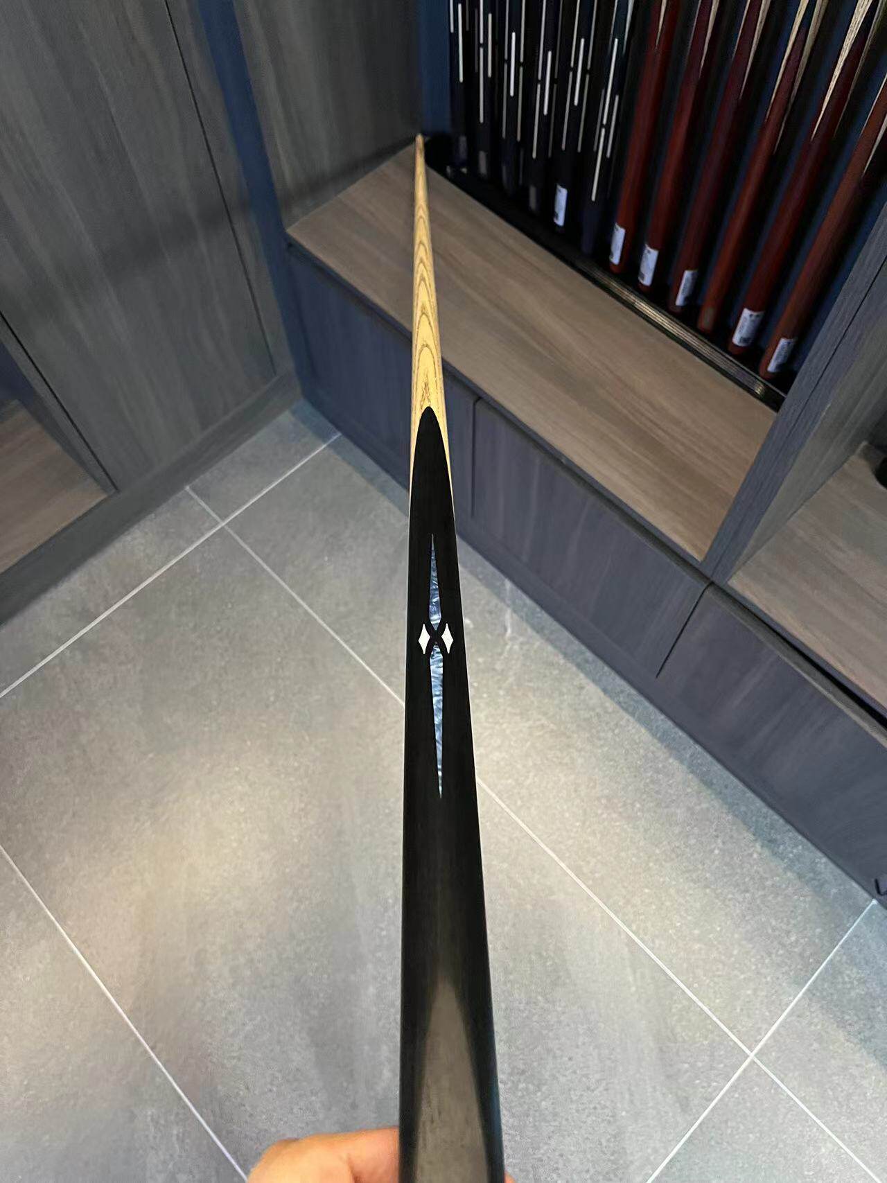 Ручка кий Общественный полюс этаж маленькая голова Полигональная комната мозаика модель восемь кий 