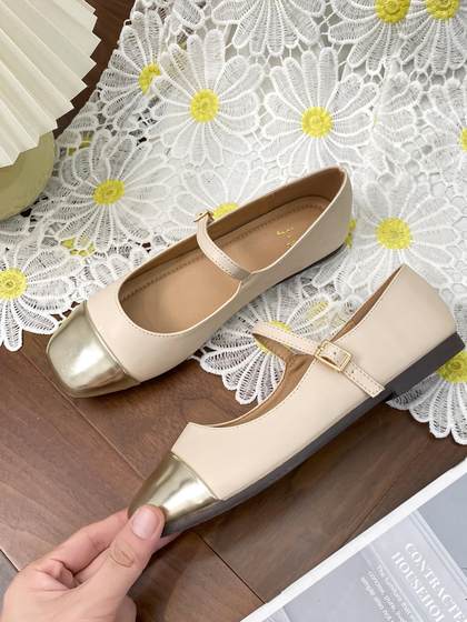 J·M（服装鞋帽）法式玛丽珍女鞋2025新款复古小皮鞋百搭平底单鞋