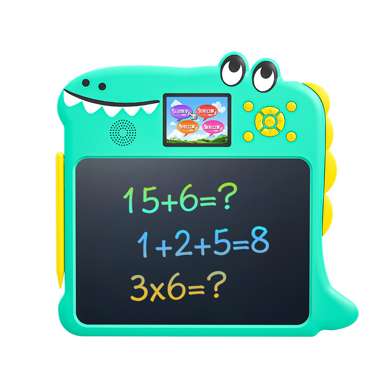 Lezhi Writing All-In-One Learning Machine Children's Lcd Handwriting Board Rechargeable Writing Board Multi-Functional Early Education Machine Learning Drawing Board