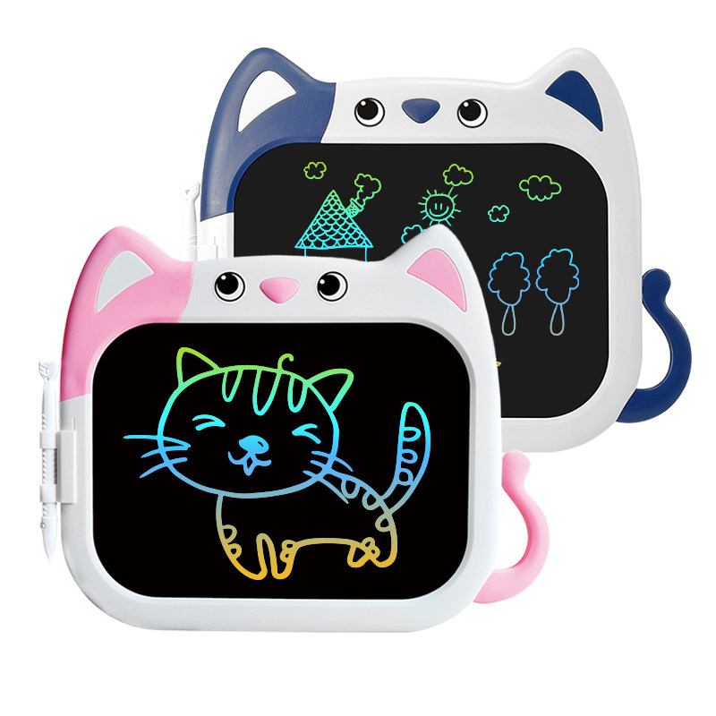 Cartoon Lcd Writing Tablet 10inch Drawing Board for Children's Home Use Graffiti Small Blackboard One-Click Erase Electronic Writing Board