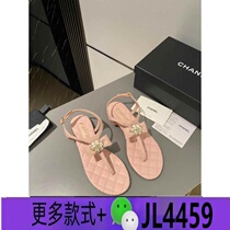 夹趾平跟 一字带凉鞋 时尚 新女款 粉色