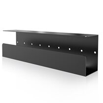 Computer under-desk cable management and storage bracket under-desk wire plug-in fixed wiring board cable management and storage box