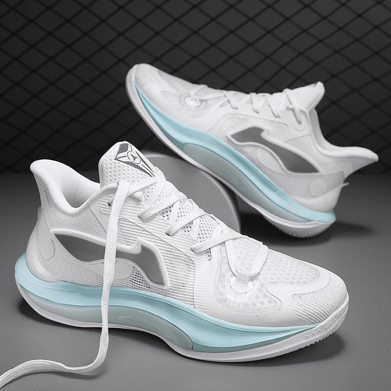 Sonic 11 Basketball Shoes for Male Students, Wear-Resistant Practical Sneakers, Breathable, Shock-Absorbing, Anti-Slip, Friction-Resistant, Professional Sports Shoes