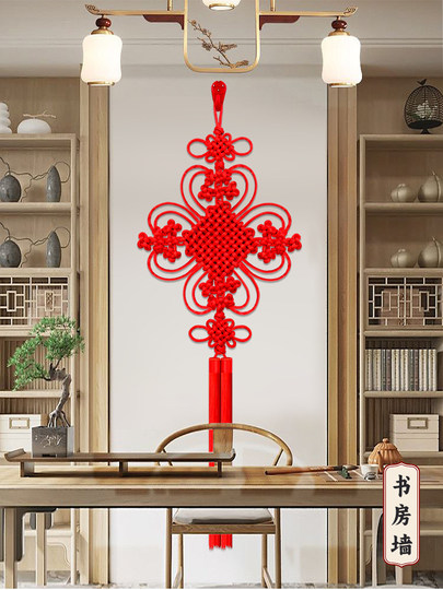 新过年中国结挂件客厅高档镇宅福字大号入户门玄关电视背景墙装饰