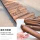 Anticorrosion Wood Fence Garden Fence Flower Bed Outdoor Courtyard Fence Outdoor Guardrail Indoor Balcony Decoration Small Wooden Stakes