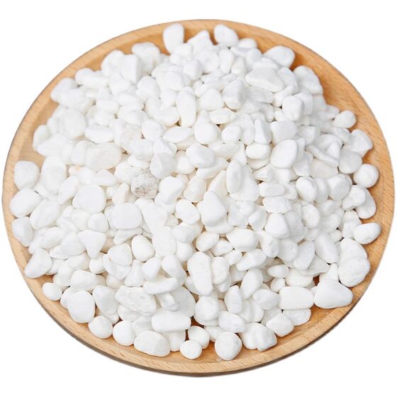 White Pebbles for Landscaping, White Cobblestones for Paving, Small Stones for Garden Flower Pots, Paving Stones for Courtyards, White Stones for Paths