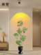Artificial Duckbill Plant Greenery Large Floor-Standing Potted Plant for Living Room High-End Luxury Faux Plant Decoration Next to Sofa