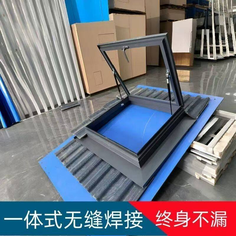Алюминиевые окна 天窗屋顶铝合金斜面屋顶天窗农村自建房老虎窗屋顶排水板天窗