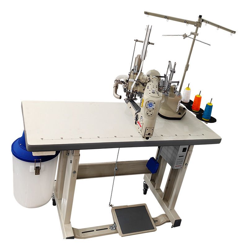 Four-Needle Six-Thread Seamless Sewing Machine, Curved-Arm Cylinder-Type Overlock Sewing Machine, Fully Automatic Thread-Cutting Splicing Sewing Machine, Industrial