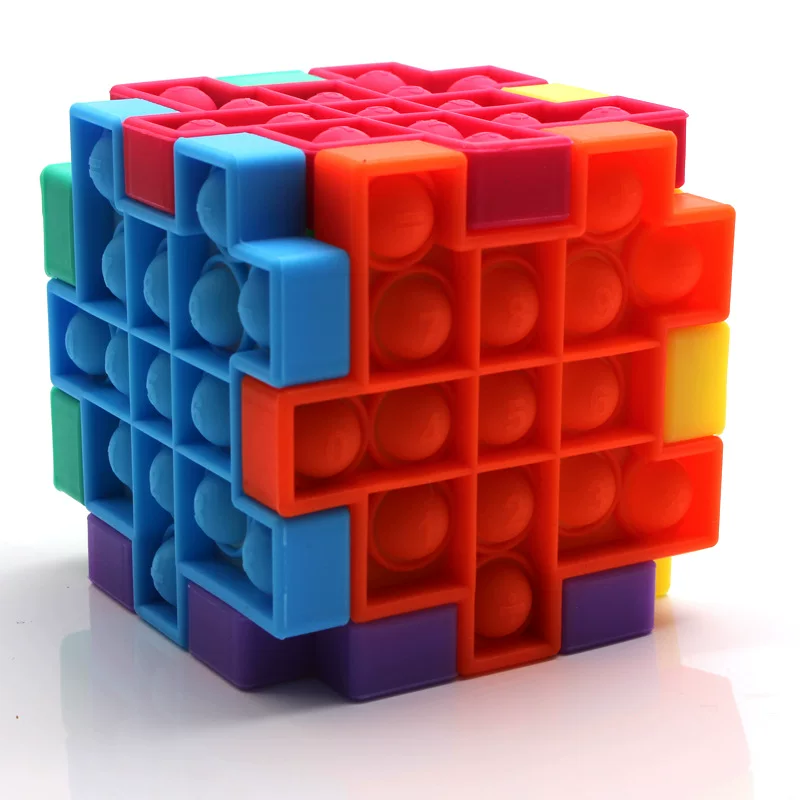 Figet Rubics Cube Pop It Bubble Baby Fidget Toys