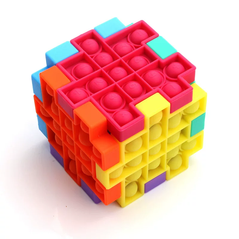 Figet Rubics Cube Pop It Bubble Baby Fidget Toys