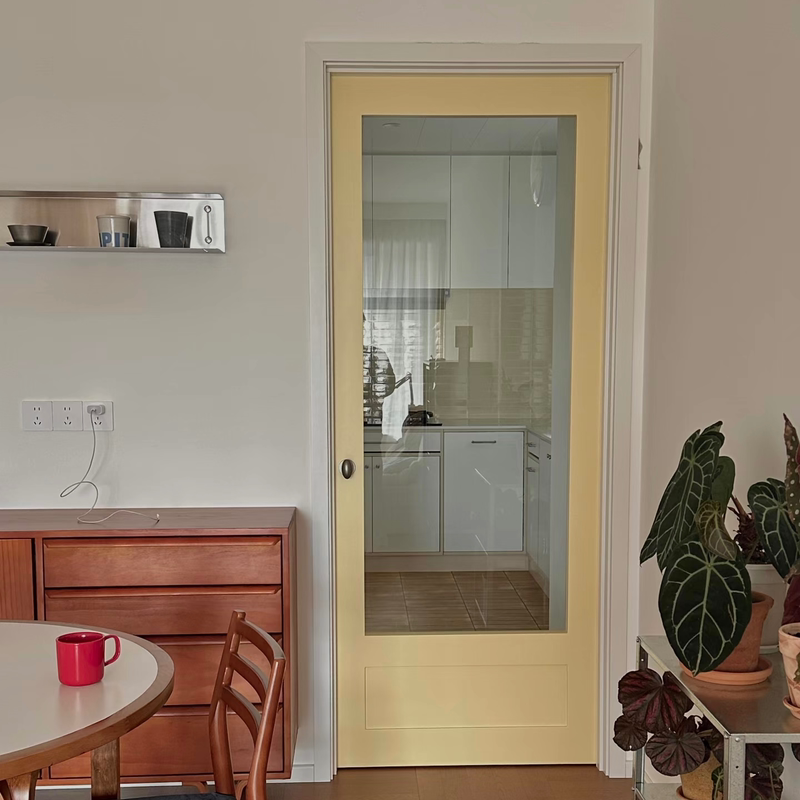 Vintage Bauhaus Bedroom Door Dopamine-Colored Children's Room Door Double Door with Cat Hole Colorful Wooden Door Interior Door Vintage Bauhaus Bedroom Door Dopamine-Colored Children's Room Door Double Door with Cat Hole Colorful Wooden Door Interior Door