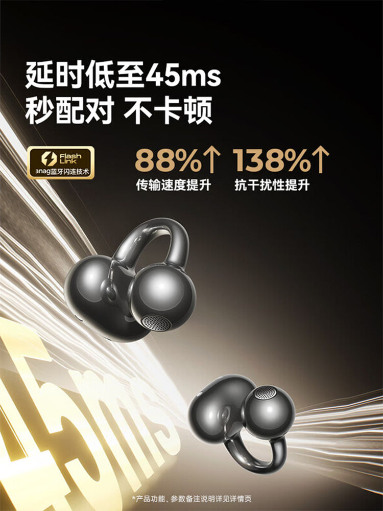 Lenovo Bluetooth Earphones Ear Clip-On Type 2026 New Model Wireless Bone Conduction Sports Non-In-Ear Official Genuine Product