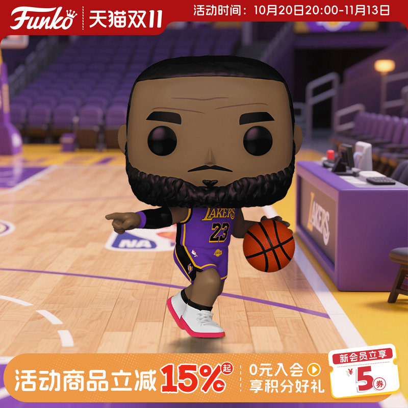 Funko Basketball Nba Lakers Lebron James Star Peripheral Figure Ornament Doll Gift