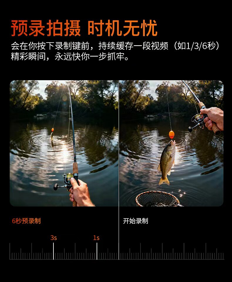 Экшн-камера Oring Monster Portable 4K с картой 32Гб
