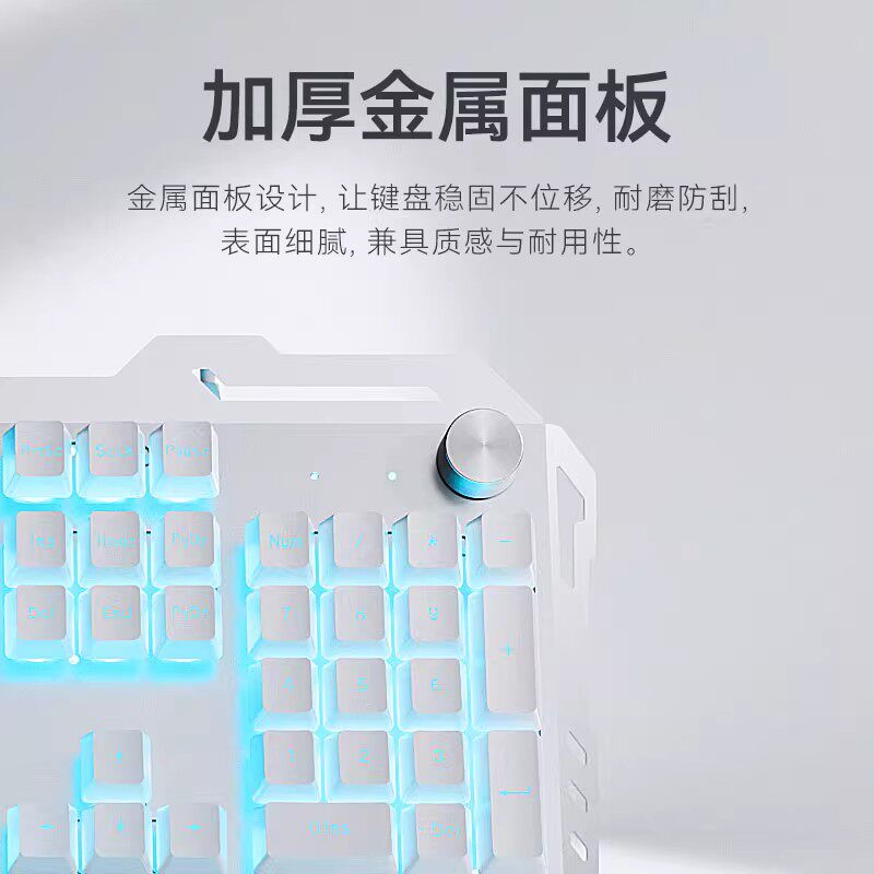 Metal Mechanical Feel Wired Keyboard Silent Desktop Computer Laptop Gaming Mouse Set for Boys