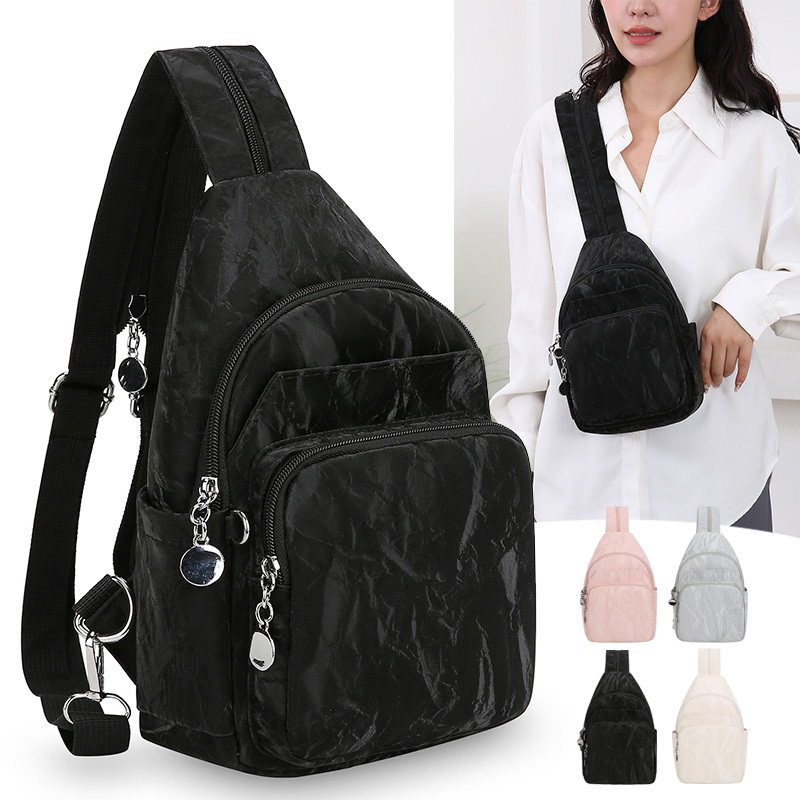 Bojue Rhino/Earl Rhino Large-Capacity Chest Bag for Women, Casual Multi-Wear Fashion Trendy Backpack