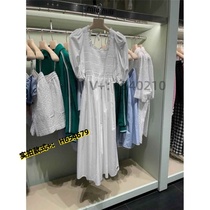 Peach dress backless princess color dress with wind sleeves and lace-up bubbles