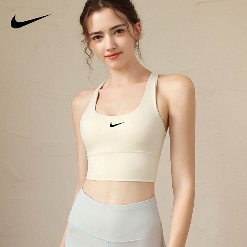 Nike Nike Sports Bra Women's Shock-Proof Running All-In-One Vest Yoga Pilates Training Clothing Fitness Bra