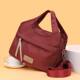 Nylon Waterproof Multi-Layer Tote Bag Suitable for Middle-Aged Women, Fashionable with Zipper Closure, Large Capacity, Portable